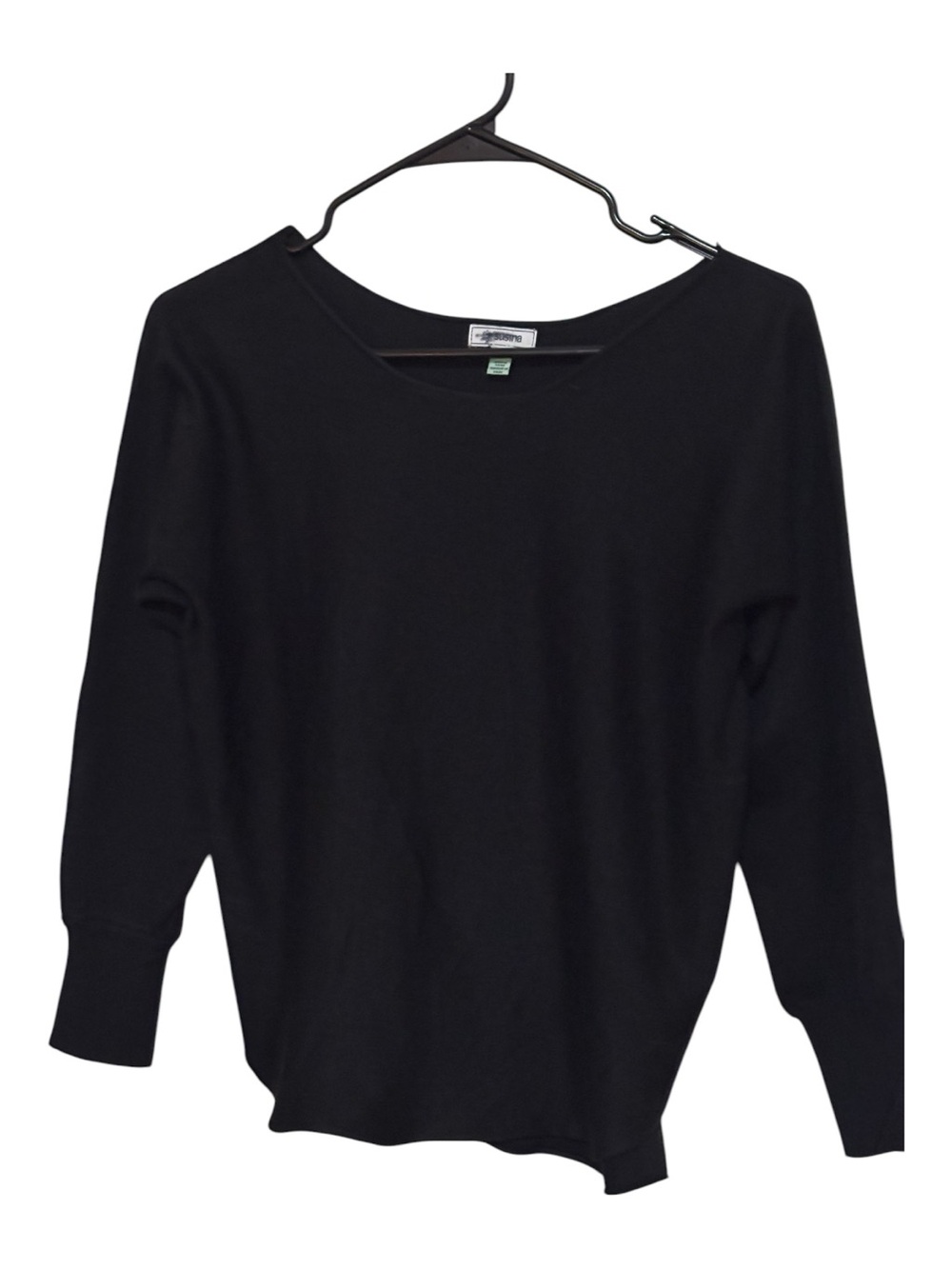 Susina Off-the-Shoulder Sweater Women's Size M Black
